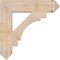 Ekena Millwork Merced Arts & Crafts Smooth Bracket, Douglas Fir, 5 1/2"W x 28"D x 28"H BKT06X28X28MRC03SDF - alternate 2